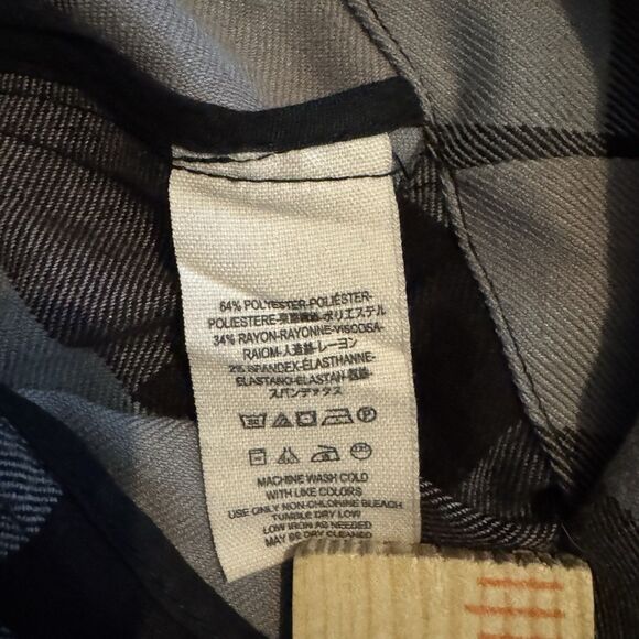 Free People Skirt Academia Preppy Geometric Precision Plaid Pencil Gray Size 2 - Picture 5 of 9